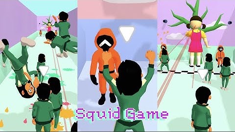 Squid Game - K-Run Challenge 3D - Squid Game 3D 🦑🥷 All Levels Gameplay Trailer Android,ios New Game