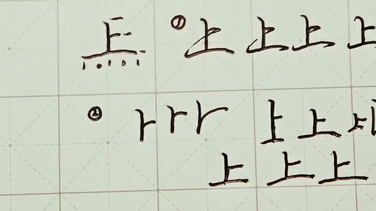 練字教程 行楷常用字“上”特別詳細講解