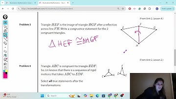 Illustrative Mathematics Geometry Unit 2 Lesson 5 Practice Explained!