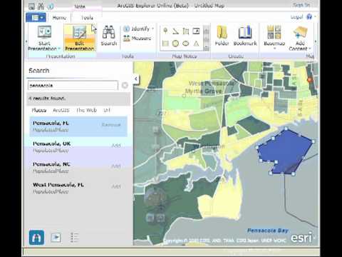 Introduction to ArcGIS Explorer Online