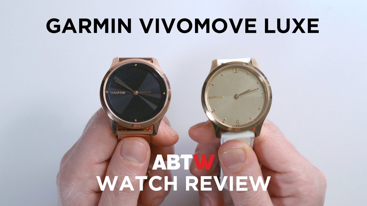 Garmin Vivomove Luxe (010-02241-20) Unboxing 4K - YouTube