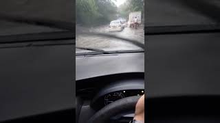 heavy rain car drive status shorts