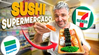 PROBANDO SUSHI de TODOS LOS SUPERMERCADOS de JAPÓN 🍣 ¿TAN BUENO COMO UN RESTAURANTE? 🇯🇵