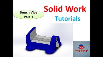 #solidwork | Part 1 | Design Base of Bench Vice in solid work Software