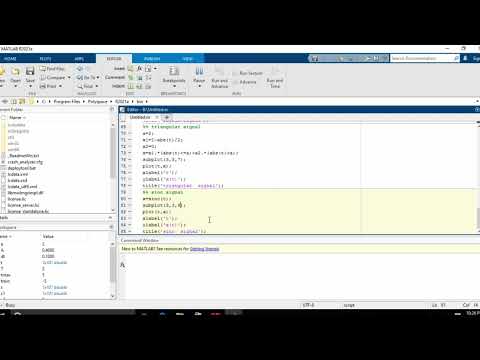 Gaussian signal and sinc signal using MATLAB