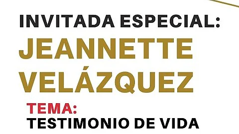 Invitada especial: Jeannette Velzquez