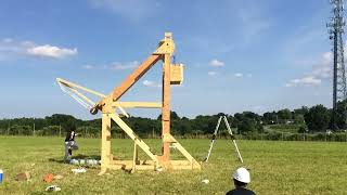 Centrifugal Trebuchet Testing Montage