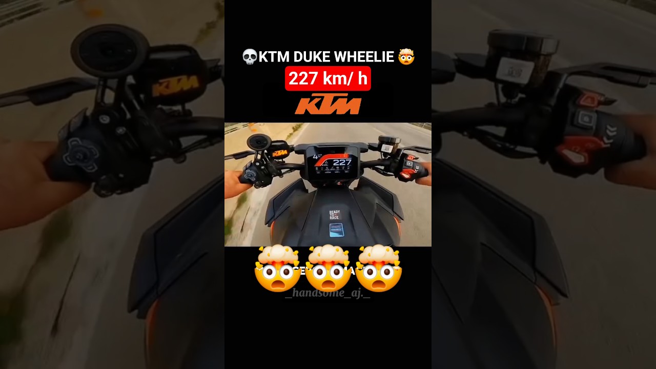 Ktm Top speed Wheelie  🤯🚀🔥 