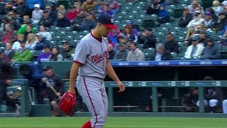 WSH@COL: Gonzalez escapes a jam with a double play