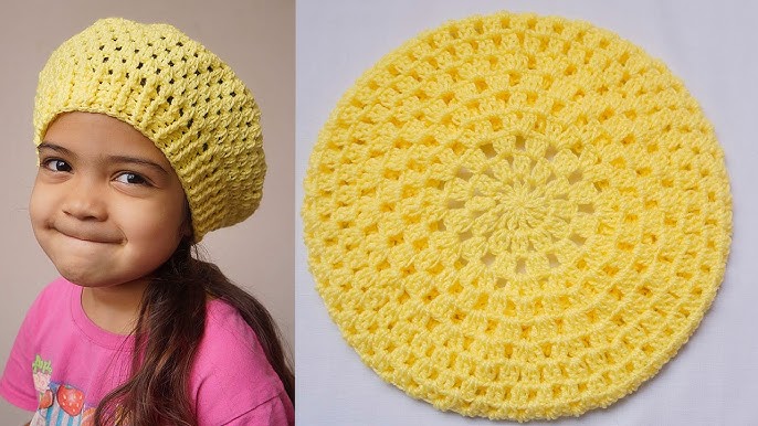 Boina de Ganchillo / Boina SOPHIE / Gorro de Boina para Niños