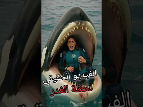 اللقطات الحقيقية للحظة إلتهام الحوت لجيسيكا جيسيكا رعب حوت الاوركا المدربة