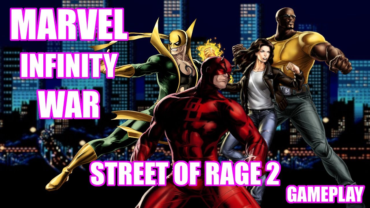 Marvel Infinity War (PC,2018) - Street Of Rage 2 [Gameplay/Walkthrough]