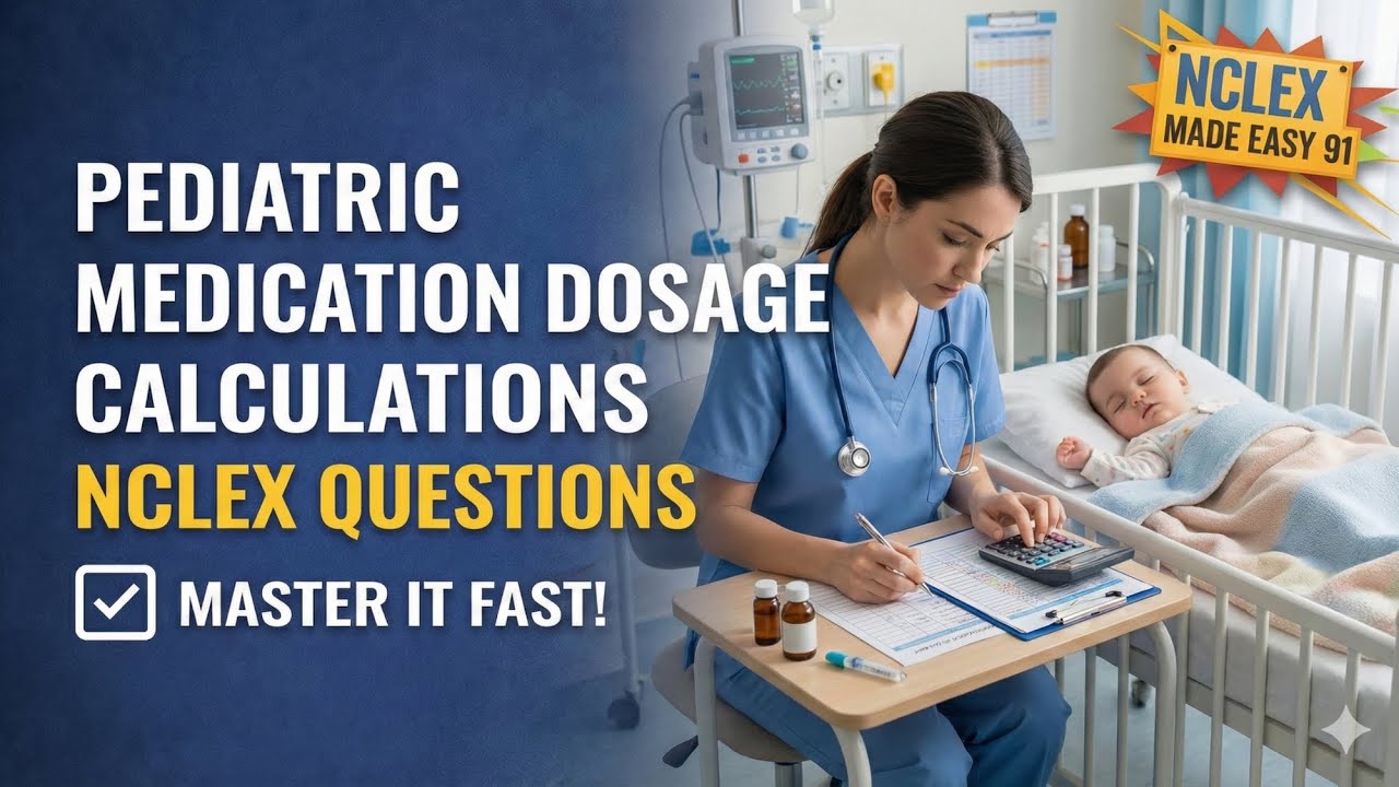 50 Pediatric Medication Dosage Calculations | NCLEX Mastery #education ...