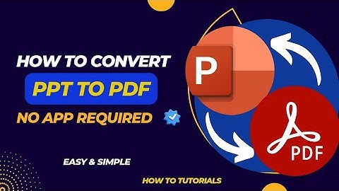 How to Convert PDF to Editable PowerPoint for FREE