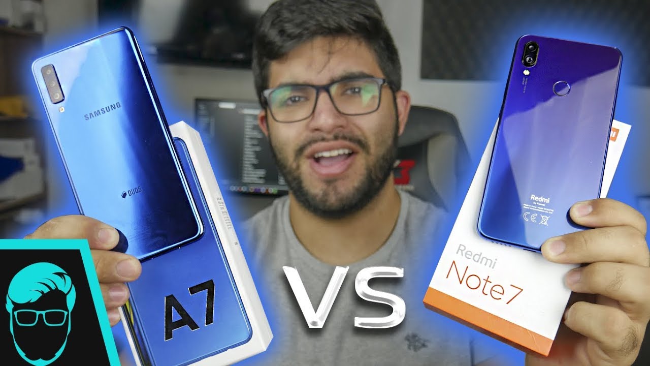 Agora complicou! Galaxy A7 2018 vs Redmi Note 7, será que dessa vez note 7 perdeu? | Comparativo