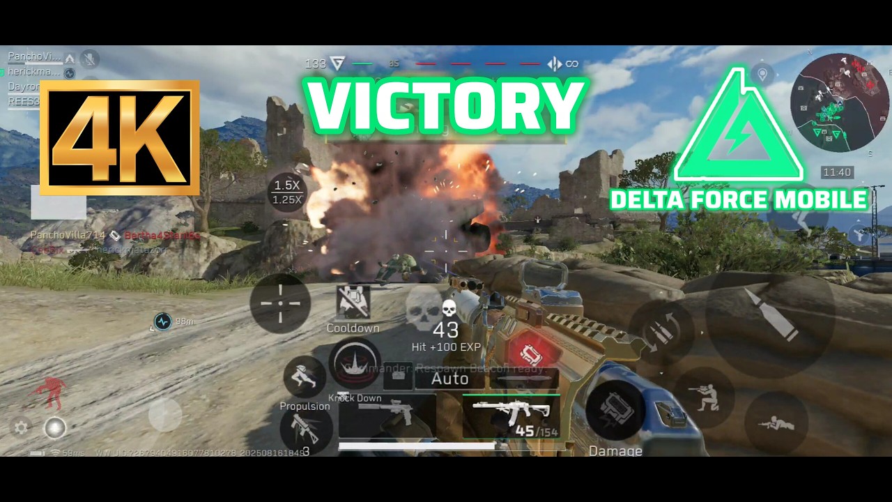 Delta Force Mobile Full Gameplay 4K