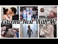 EXTREME NEST WITH ME!!! Organizing The Nursery, Garage, My Closet &amp; More + Pranking My Family