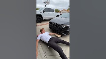 Swapping my friend’s car horn with a train horn prank!👀😏