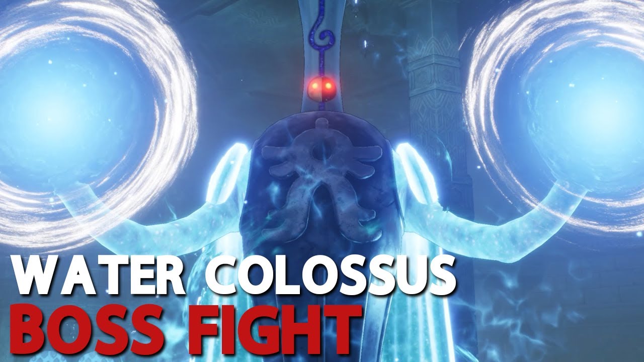 Water Colossus Boss Fight One Piece Odyssey YouTube