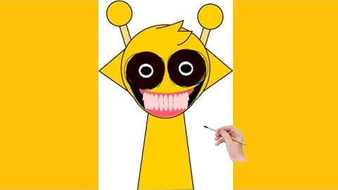 HOW TO DRAW SIMON HORROR PYRAMIXED FROM INCREDIBOX SPRUNKI OC