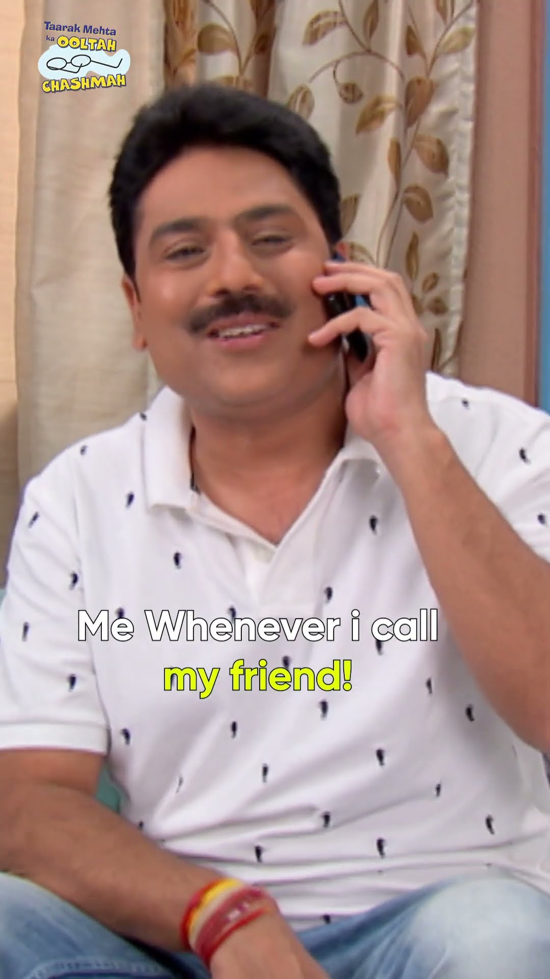 Me whenever i call my friend!  #tmkoc #relatable #kumbh #funny #shorts #reels #relatives #home