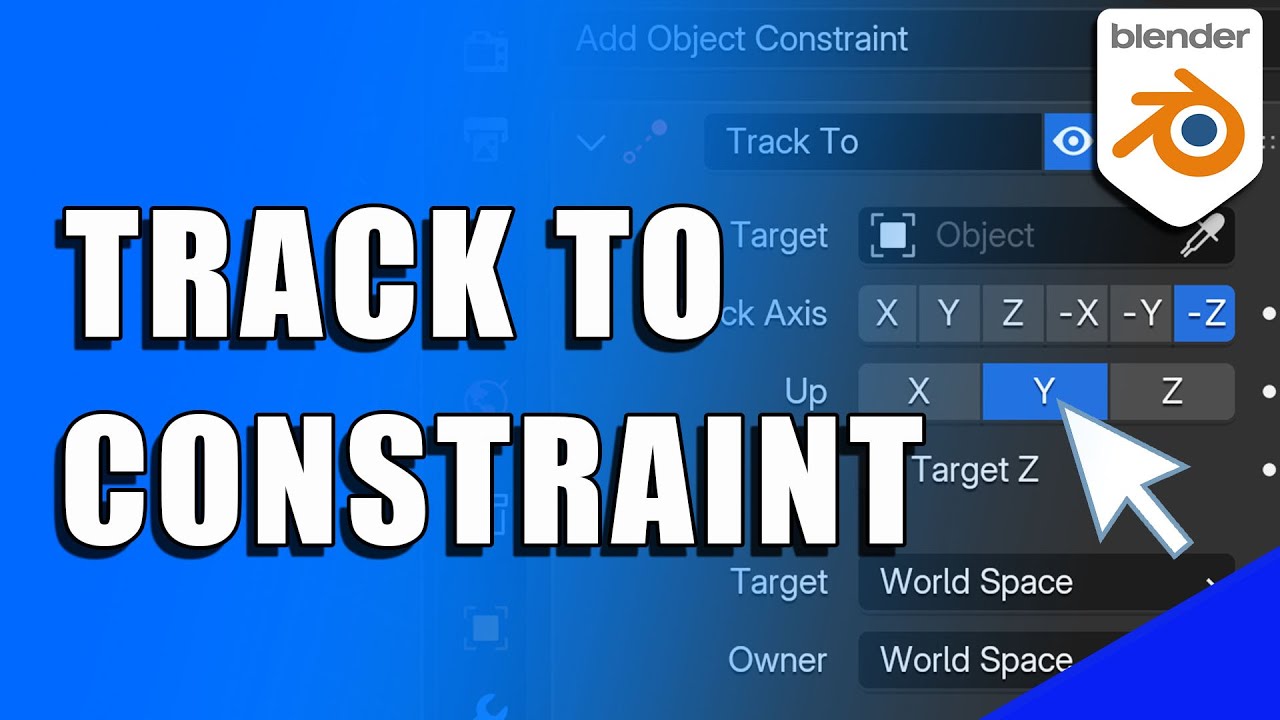 BLENDER "Track-To" Constraint Tip
