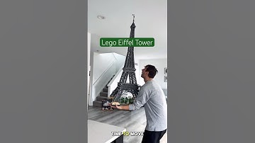 Carrying this 5 ft LEGO Eiffel Tower