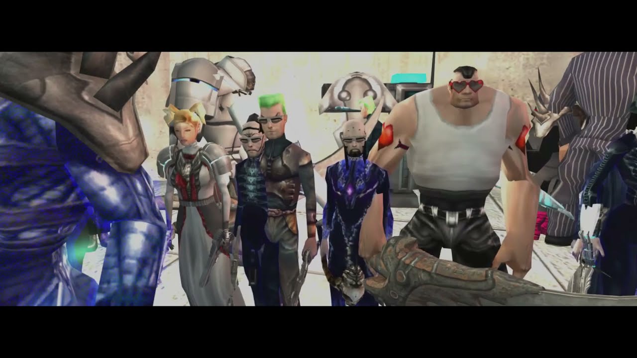 Anarchy Online Alien Attack #2 (cinematic gameplay)