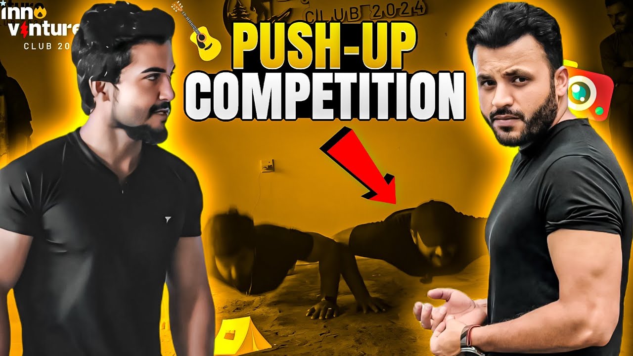 IRFAN MALIK & FITNESS TRAINER AWAIS AKHTAR PUSH-UP COMPETITION AT SHARAN Forest
