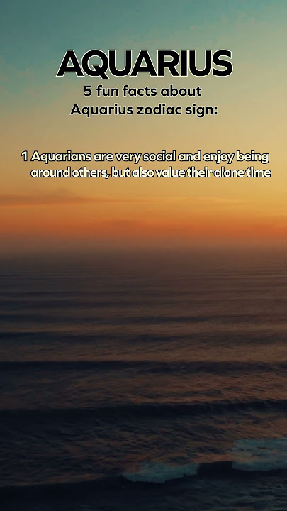 5 Fun facts about Aquarius #shorts #inspired #zodiac #zodiacsigns #horoscope #funfacts #motivational