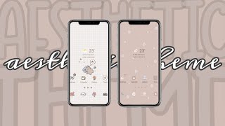 aesthetic beige theme 🍪 Samsung Galaxy A71 for android screenshot 5