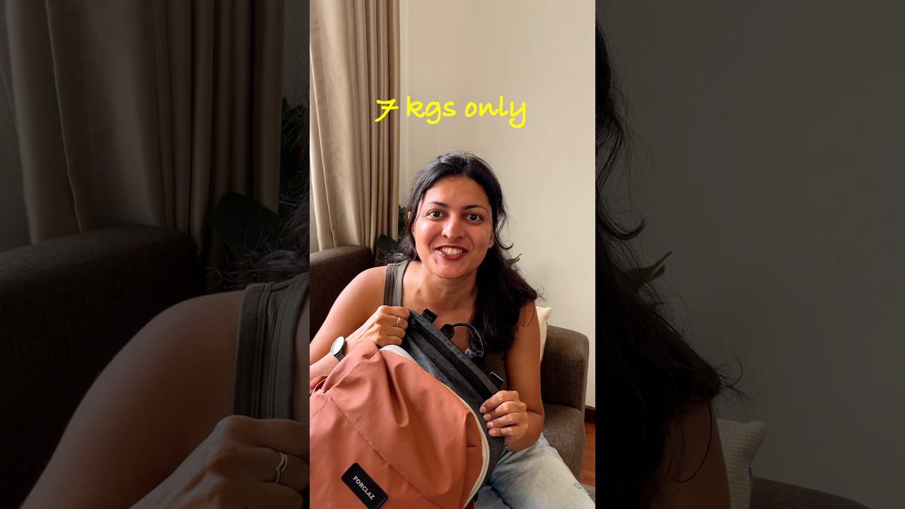 Pack with me 7 kg Cabin Baggage Only for South East Asia Backpacking Trip | Packing Tips #packing