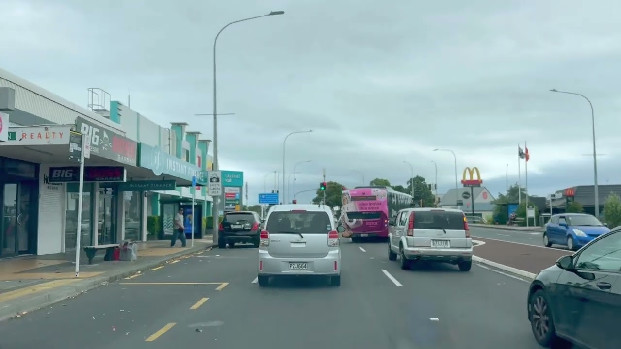Rainy☔️ afternoon drive | Auckland NZ