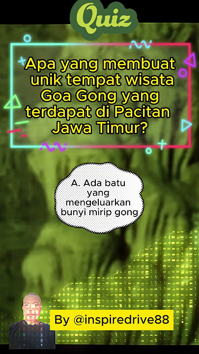 LUAR BIASA INDAHNYA STALAKTIT DAN STALAGMIT INI!!! Goa Gong #goagong #shorts #quiz #faktamenarik