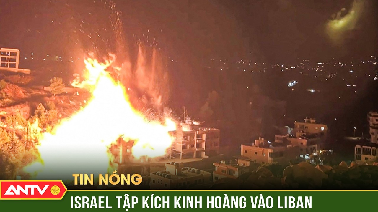 Xung đột 'Trung Đông' không hồi kết, Israel giáng hỏa lực phá nát tòa nhà Liban | ANTV