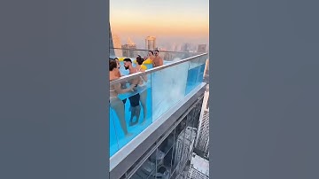 High-Rise Sky Pool COLLAPSES! Water Pours Down Like a Mega Flood! #fail #pool #swimming