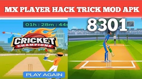 Mx player cricket champion Hack Trick || MX player New Hack Trick mod apk || A - Tech Super