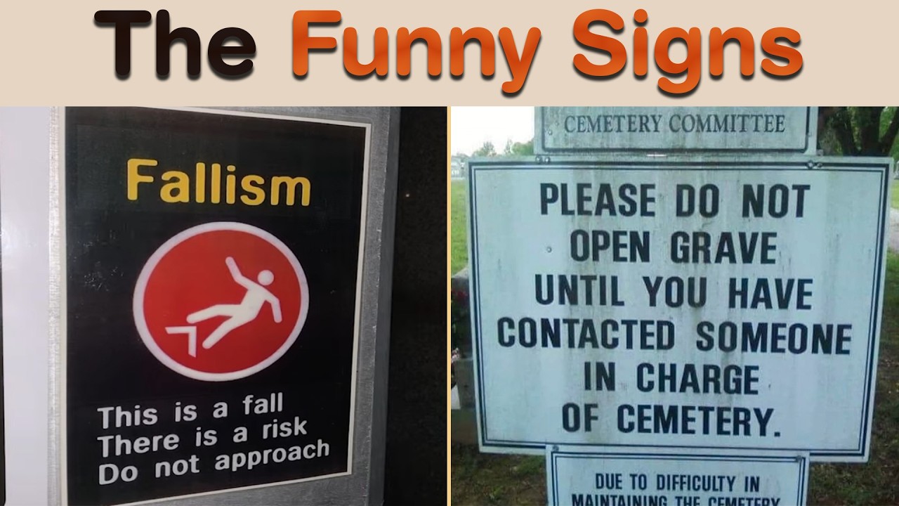 The Funny Signs That Prove Real Life Is Funnier Than Stand-Up Shows || Sign Hub