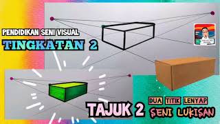 PENDIDIKAN SENI VISUAL TINGKATAN 2 TAJUK 2 SENI LUKISAN ( DUA TITIK LENYAP ) M/S 22