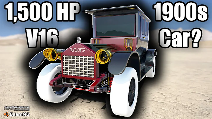 I Made a Vintage V16 "Hypercar" | Automation The Car Company Tycoon Game & BeamNG.drive