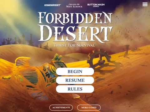 Forbidden Desert App Preview