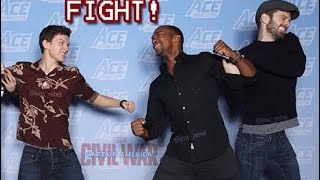 Sebastian Stan & Anthony Mackie JOKINGLY Dragging Tom Holland for 10 minutes Straight !