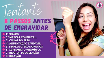 Quais as vitaminas que tem que tomar antes de engravidar?