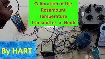 Calibration of the Rosemount Temperature Transmitter  in Hindi | By Hart | Electrical & Automation