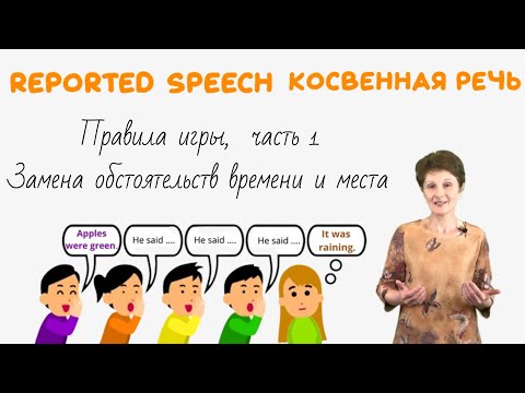 Косвенная речь в английском - Замена местоимений, обстоятельств места и времени – Reported Speech