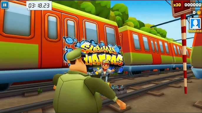 Subway surf) bati meu record de no coin no subway surfers #poxop  #subwaysurfers #jogo 