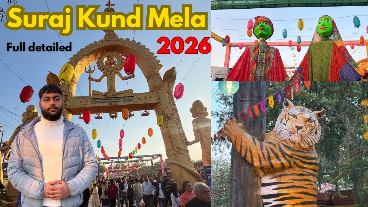 Surajkund mela || 2026 || full detailed vlog 🙏