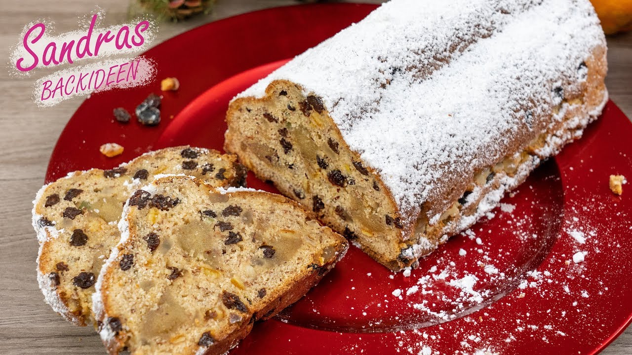 schneller Quarkstollen mit Marzipan | ohne Wartezeit servierfertig ...