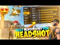 SECRET ( SENSITIVITY SETTINGS ⚙️ ) FOR HEADSHOT || Free Fire BEST Sensitivity Settings [ External ]