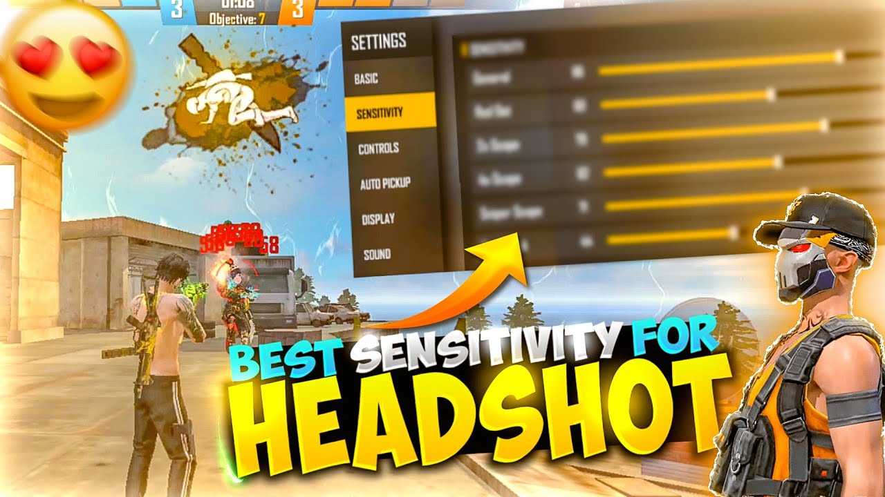 Garena Free Fire headshot: hack, app, best sensitivity